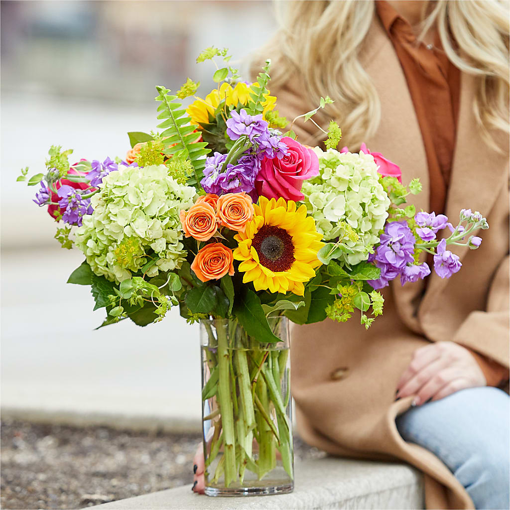 Vibrant Greetings Bouquet –  The Asheville Florist, Swannanoa NC