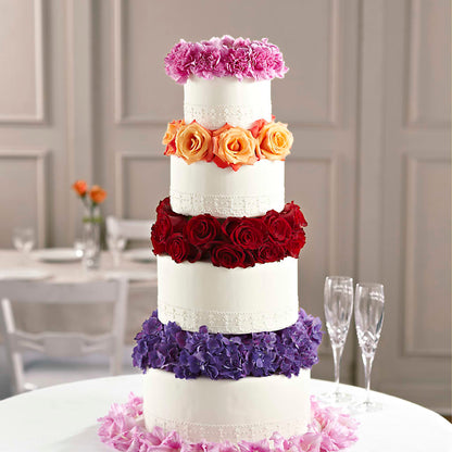 Infinite Love Cake Décor –  The Asheville Florist, Swannanoa NC