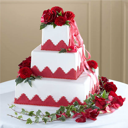 Forever Happiness Cake Decor –  The Asheville Florist, Swannanoa NC